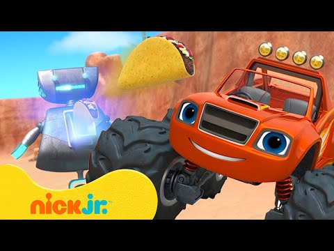 Blaze Faces a Taco Robot! 🌮 Blaze and the Monster Machines | Nick Jr.