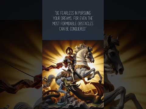 Saint George and the Dragon - Conquering Evil Through Faith and Courage Quote 1