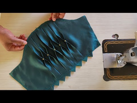 Beautiful model designer sleeve design | Simple and easy method of stitching