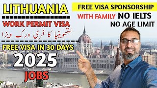 LITHUANIA WORK PERMIT 2025/VISASPONSOR JOBS IN LITHUANIA/لتھونیا ویزا سپانسر جاب