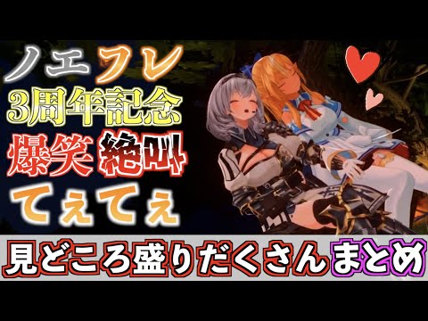 【3周年記念】この動画でわかる！てぇてぇすぎるノエフレの魅力をギュッと凝縮！【ホロライブ切り抜きまとめ】