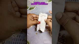 13/20 days fabric jewellery #shortsviral #diy #youtubeshorts #ytshorts #shorts  #viralvideo #video