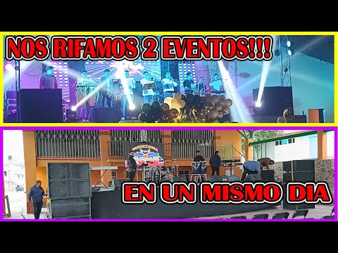 trabajamos 2 eventos en un mismo día!!!