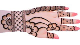 😱🔥easy top Arabic mehndi design-weddingDulhan special #mehndidesign-simple#henna #madhi#eid #mehandi