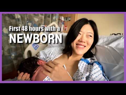 First 48 Hours With a Newborn In The Hospital, What to expect after a hospital birth VLOG 2024