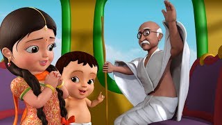 Gandhiji Ke Teen Bandar - Gandhi Jayanti Song | Hindi Rhymes for Children | Infobells