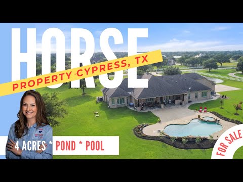 16902 Saddle Ridge Pass | Cypress Luxury Home for Sale | Equestrian properties