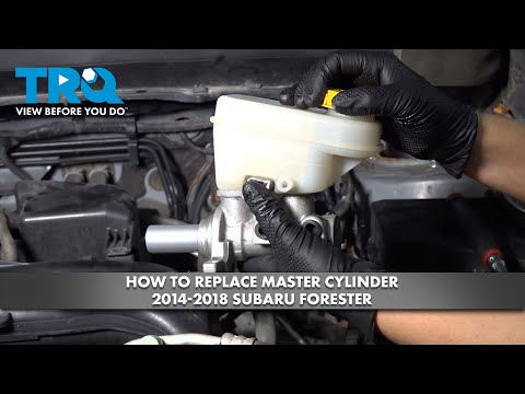 How to Replace Master Cylinder 2014-2018 Subaru Forester