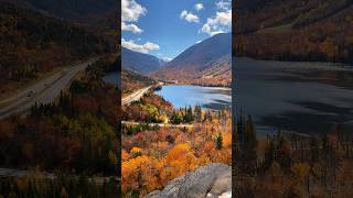 Epic scenic hike you need to add to your Fall bucket list! #newhampshire #franconianotchstatepark