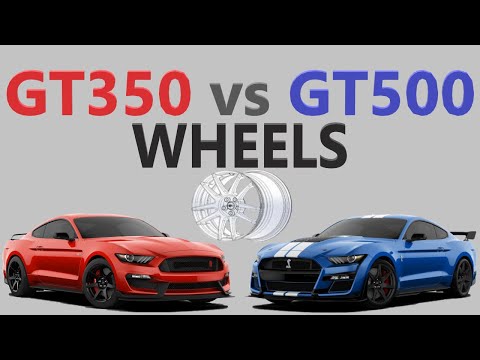 GT350 vs GT500 Wheels