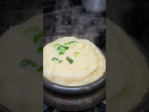 (Gyeran-jjim) Making korean steam eggs #koreanfood #Shorts #youtubeshorts