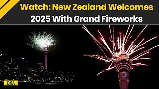 New Year 2025: New Zealand Welcomes New Year 2025 With Grand Fireworks Display |New Year Celebration