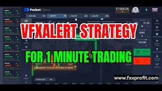 VfxAlert strategy for 1 minute trading - 100% successful - pocket option strategy