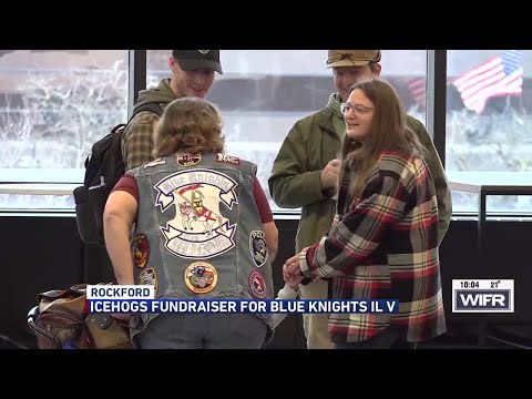 IceHogs fundraiser for Blue Knights Illinois Chapter V