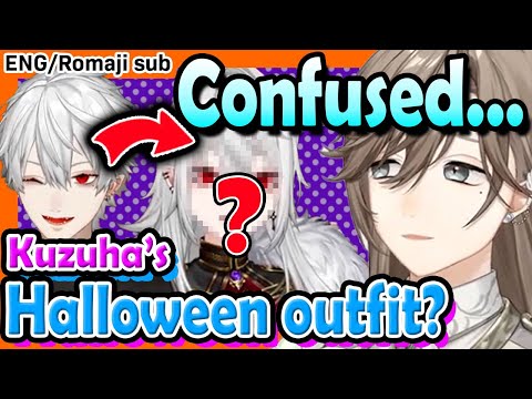 [Kuzuha/Eng sub/Romaji]Kanae is confused by Kuzuha's cute Halloween costume[NIJISANJI JP CLIP]