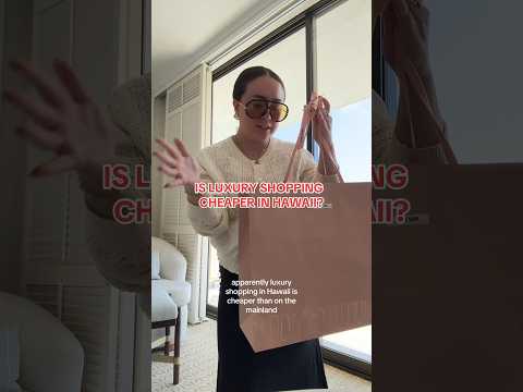 IS LUXURY SHOPPING CHEAPER IN HAWAII?🤔 #bagunboxing#handbagcollection#luxuryhandbags#luxuryhaul