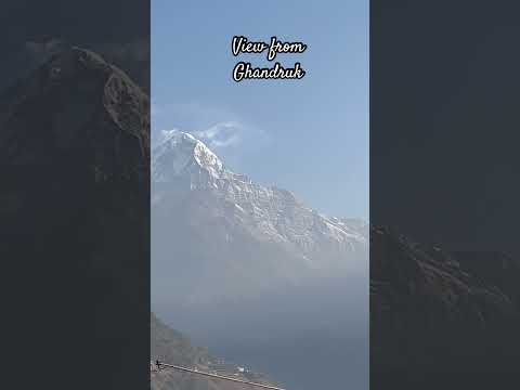 Majestic view of Himalayas from Ghandruk #himalayas #ghandruk #visitnepal