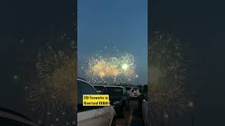 EID FIREWORKS 💥 IN RIVERLAND DUBAI #riverlanddubai #fireworksindubai #fireworks #dubai2023