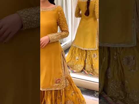 haldi dress #song #newsong #bollywood #boutiquework #fashion #punjabiboutique #punjabiattire #dress