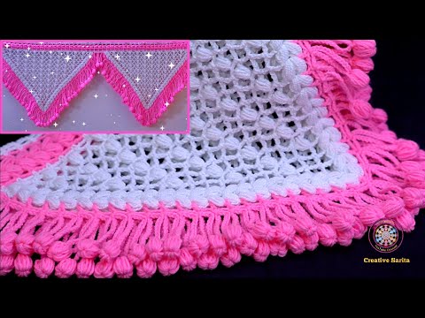 चांदनी गेट तोरण/So beautiful and easy toran, hindi tutorial #jhalar ka design #crochet knitting