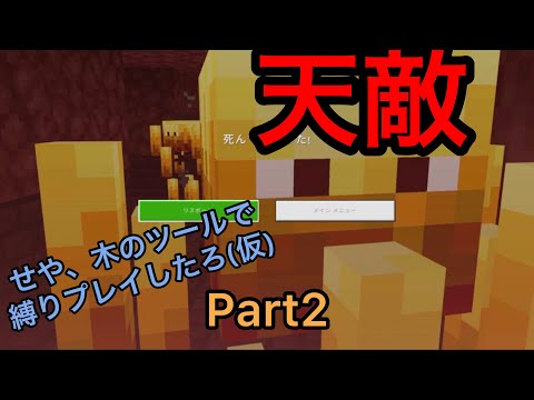 せや、木のツールで縛りプレイやったろ(仮) Part2