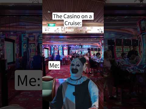 Spending ALL your money at the Casino?! 😂🛳 #cruisememe #cruisecasino #casinomoney