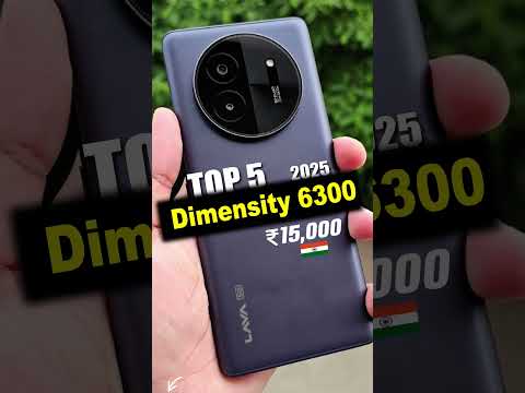 Top 5 Dimensity 6300 Phones Under  ₹15000 rupees in 🇮🇳 2025 | #shorts