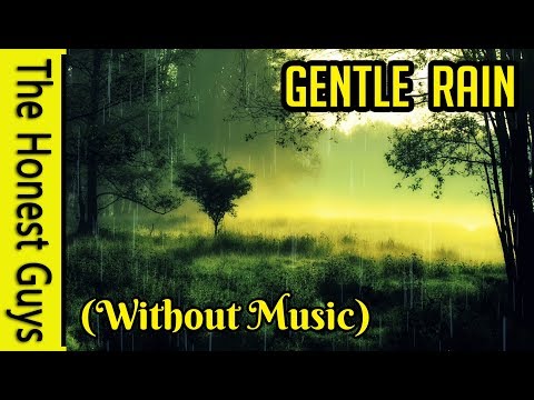 3 Hours of Gentle Rain Sounds. Meditation (Without Music) Deep Relaxation, Study, Sleep, Zen, Spa.