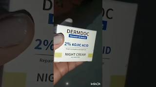 Dermdoc 2%kojic Acid review   used on first week#dermdoc #kojicacid #purple #review #viralvideo