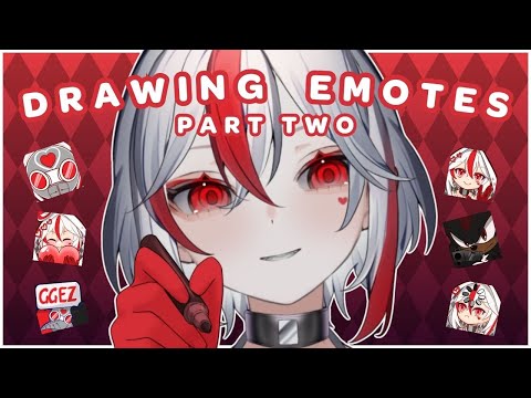 【Drawing】Finishing all emotes!!【Yume+ | Aimee】