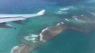 【ハワイ】ホノルル空港 離陸 景色の機内アナウンスありノーカット版 （ハワイアン航空）Takeoff Honolulu Airport  RWY 8R  ハワイ＆飛行機好きがただ興奮するためだけの動画