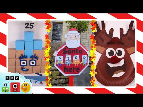 Christmas Craft Fair Fun! 🖌️ | Christmas Arts and Crafts | Learn to Read & Count | @LearningBlocks