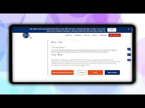 How to register for #GS1 barcode/EAN codes (Hindi Language)