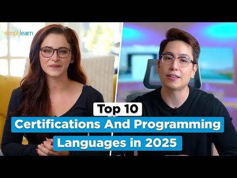 Top 10 Certifications And Programming Languages 2025 | High Paying Jobs Certification |Simplilearn