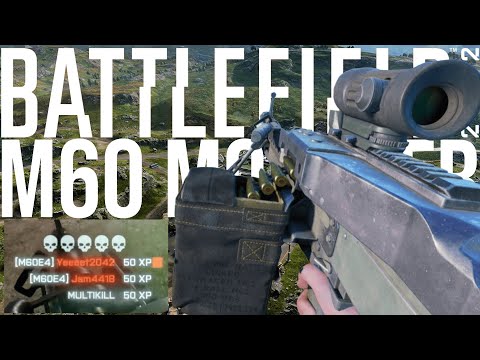 The M60 LMG Is The NO RECOIL KING In Battlefield 2042