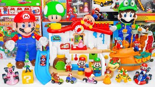 Super Mario Bros Unboxing Toys Review 🍄 Nintendo Super Mario Deluxe Bowser's Airship Playset