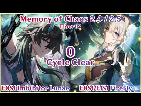 MoC 2.4/2.5 Floor 12 - E0S1 DanHeng IL x E0/E1S1 Firefly 0 Cycle Clear Aventurine | Honkai Star Rail