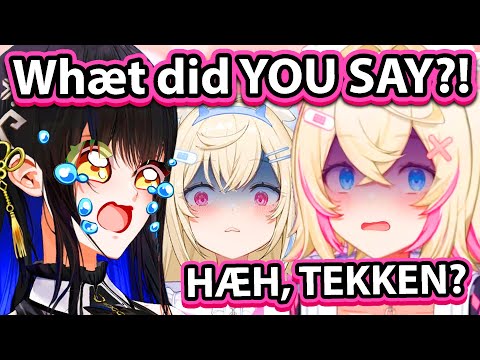 Nerissa's Pronunciation made FUWAMOCO confused and Mococo went HAEH【Hololive】