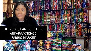 THE BIGGEST AND THE CHEAPEST ANKARA/KITENGE /AFRICAN PRINT FABRIC MARKET IN NIGERIA (BALOGUN MARKET)