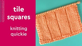 Easy 5x1 Flat Rib Stitch • Knitting Quickie  #studioknit #knitstitchpattern  #knittingpattern