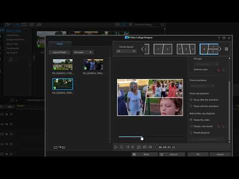 Custom video collages in CyberLink PowerDirector 21 Ultimate