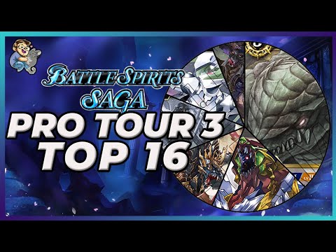 Battle Spirits Saga Pro Tour 3 Top 16 Deck Lists | BSS03 Aquatic Invaders Meta