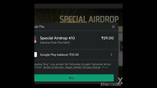 Airdrop in my id 🤩😋 29 rs | mere id me airdrop aaya hai 29 rs | #shorts #freefire #viral #shortvideo