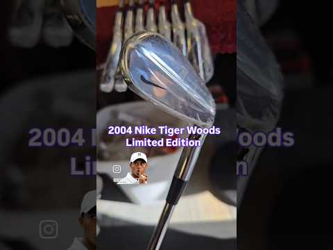 2004 Tiger Woods Nike Limited Edition Irons! 1 of 2,004 ever made. #golf #tigerwoods