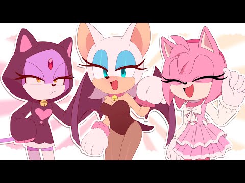 SAD CAT DANCE MEME - SONIC GIRLS