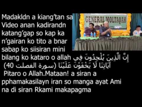 S'BAG KO MGA ASHAIRAH KO DIIRAN KAPAKA PAMRAKA KO MGA OLAMA A SALAFEY. MIPANTAGKO MGA SIPAT O ALLAH.