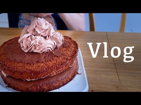 Vlog_誕生日にケーキをつくるよ！