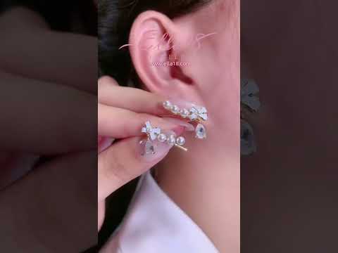 Beautiful Stunning😍 Elegant Earrings  ❤ | Share and like them |#shortsvideo