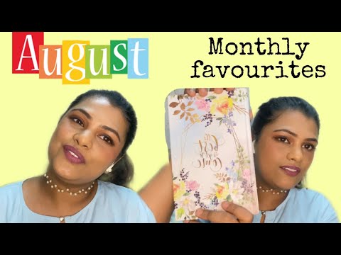 August monthly favorites / productive day/ how to be productive/ best planner in india.