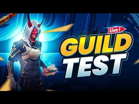 🛑 Live Guild test || free fire